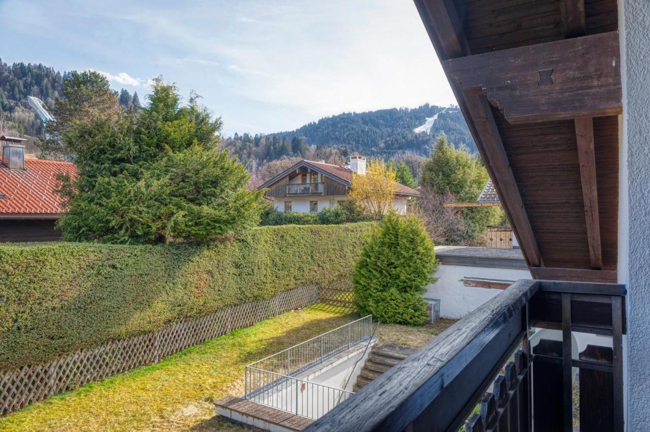 Ruhige Ferienwohnung Partenkirchen 2 Garmisch-Partenkirchen járás Kültér fotó